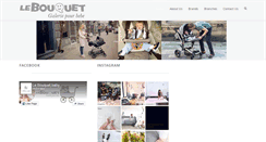 Desktop Screenshot of lebouquet-baby.com
